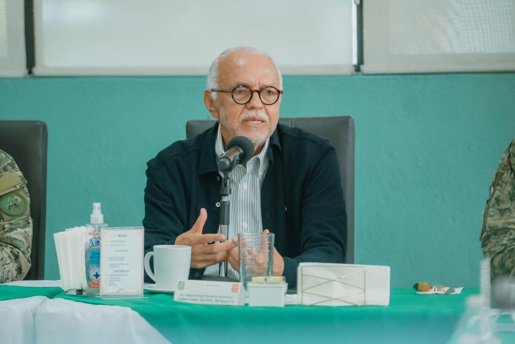 Navarro Quintero refuerza coordinación institucional para restablecer la normalidad en Nayarit