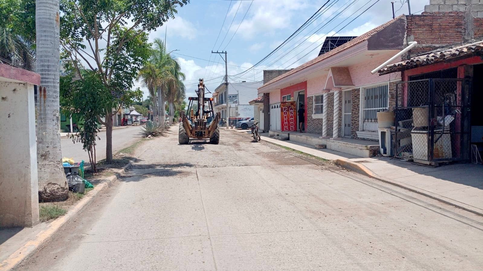 Rehabilitación vial Tecuala fortalece la movilidad en el boulevard Tecuala-El Filo