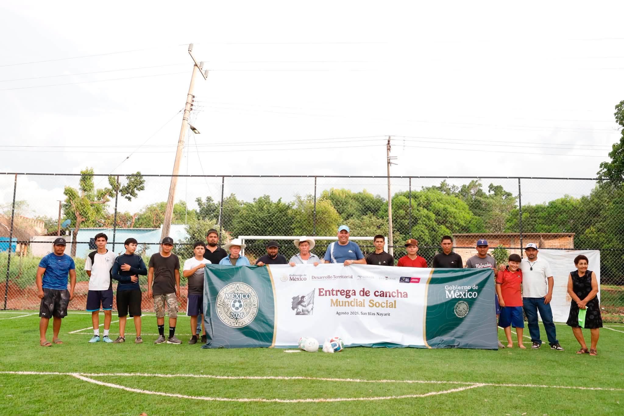 San Blas entrega cancha de Fútbol 5 en Reforma Agraria para fortalecer espacios deportivos