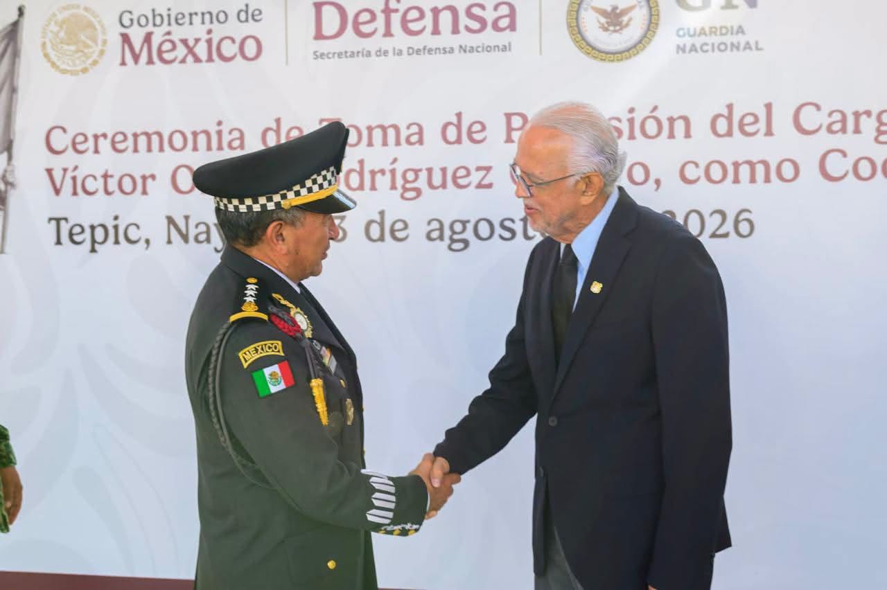 Miguel Ángel Navarro refrenda coordinación con la Guardia Nacional tras relevo en Nayarit